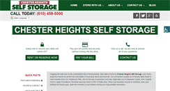 Desktop Screenshot of chesterheightsstorage.com